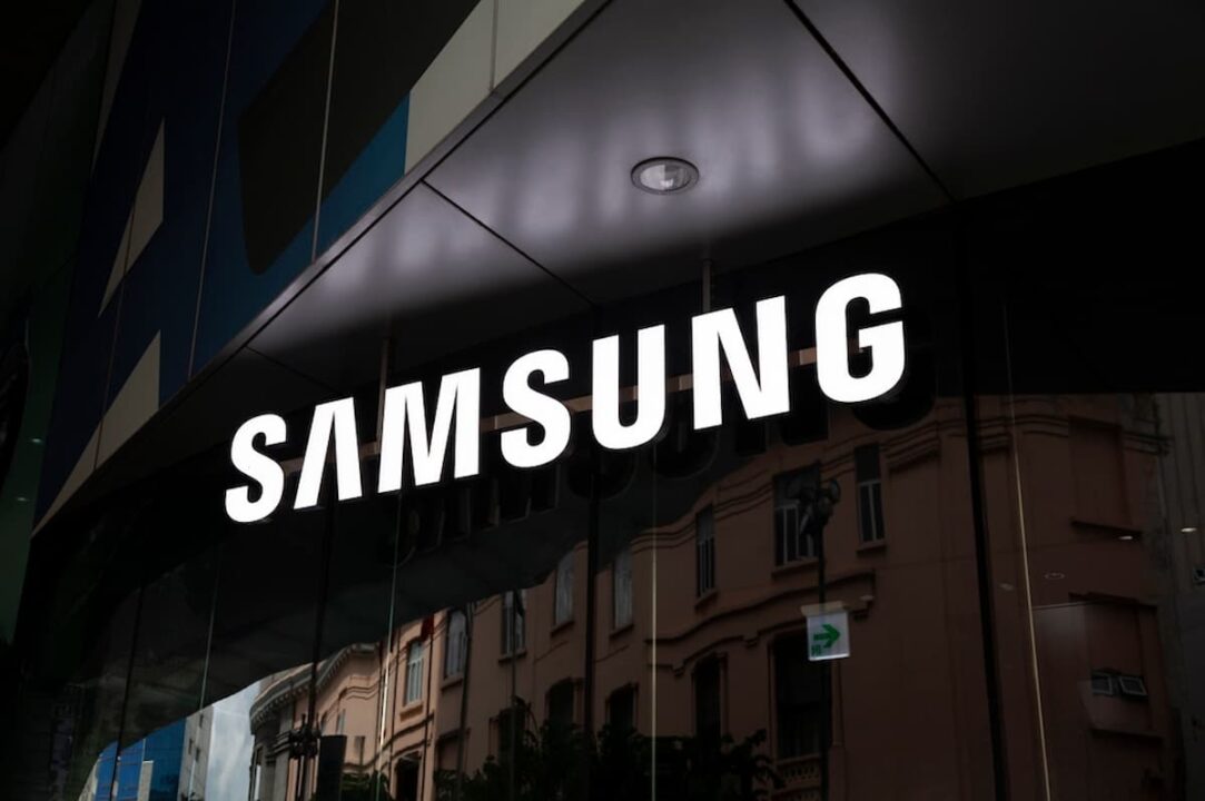 Letreiro da Samsung